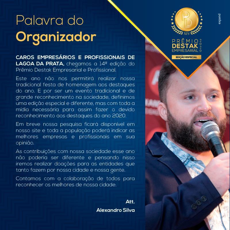 Palavra do Organizador