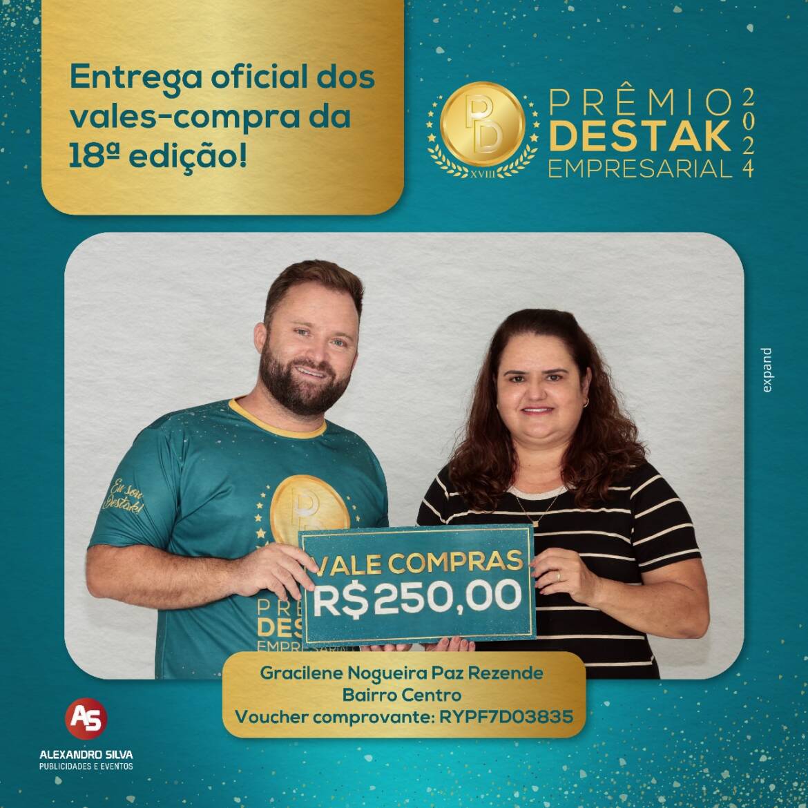Entrega do Vale compras 2024