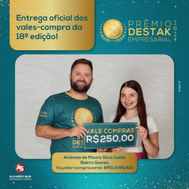 Entrega do Vale compras 2024
