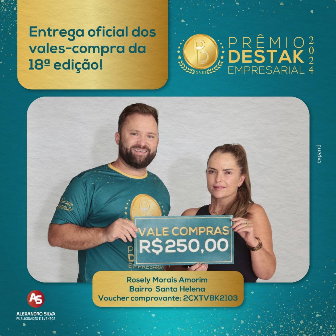Entrega do Vale compras 2024